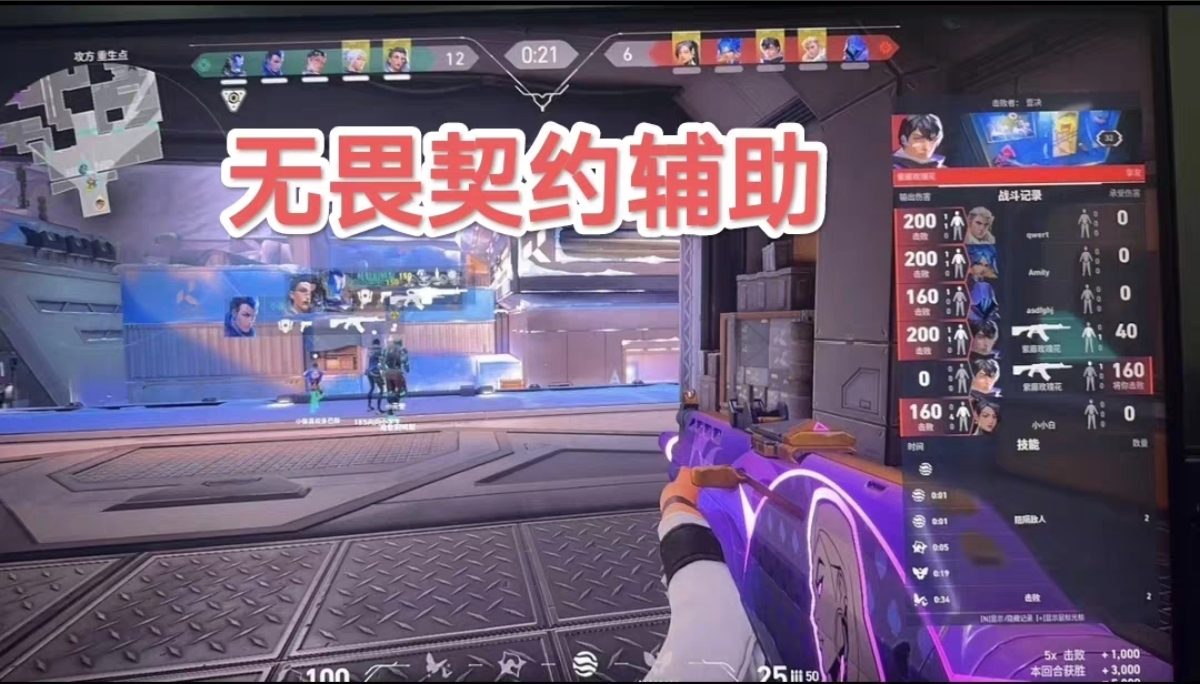 无畏契约辅助游戏内功能运行界面截图